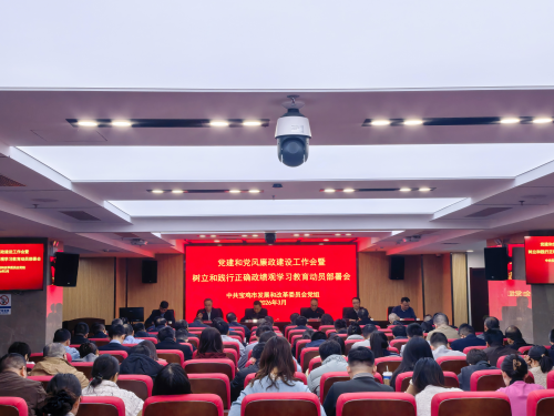 市发展改革委召开党建和党风廉政建设工作会暨树立和践行正确政绩观学习教育动员部署会